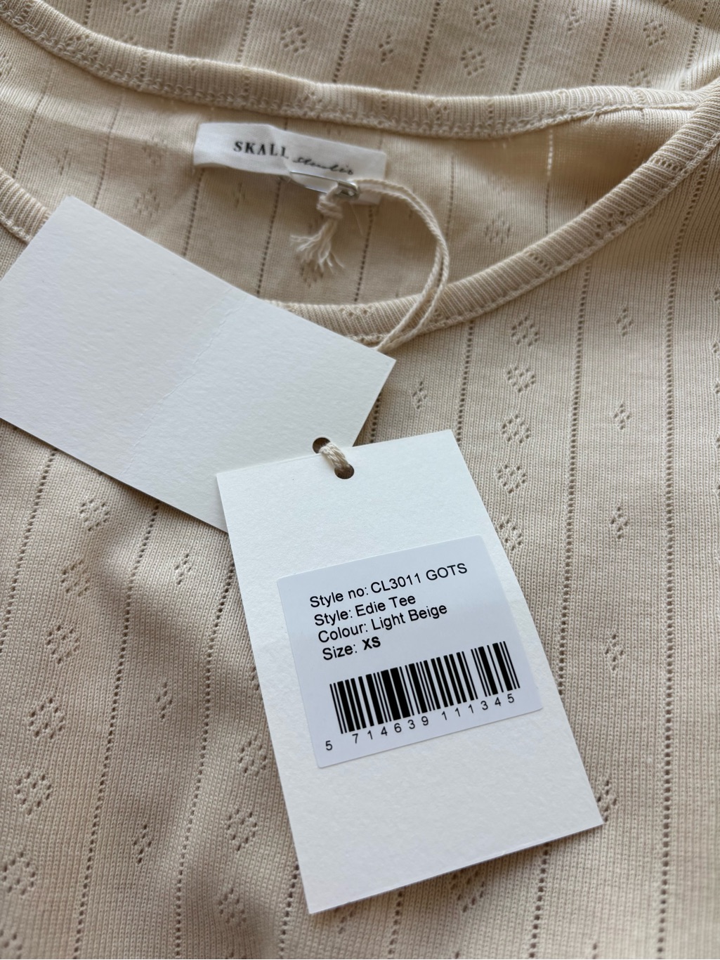 Nwt Skall Studio Edie Tee In Light Beige Size Xs — image 5 of 8
